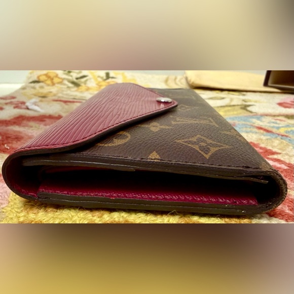 LOUIS VUITTON Barbie Monogram Epi Marie-Lou Long Clutch/ Wallet Fuchsia - Picture 15 of 16
